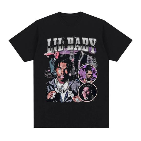 Lil Baby T shirt,Hip Hop ,Rap T shirt/