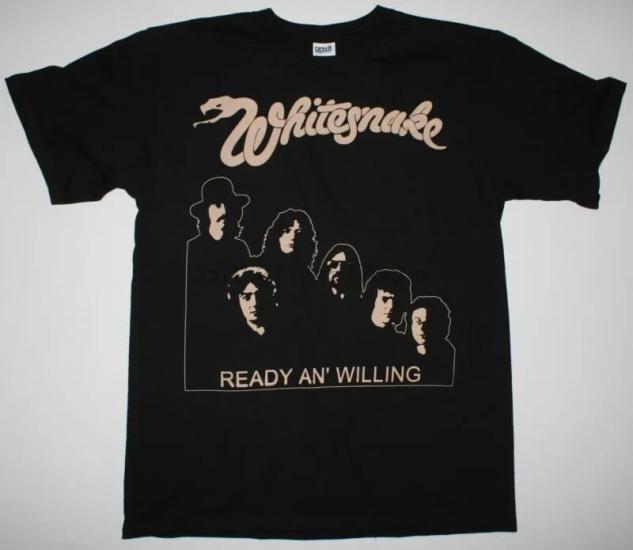 Whitesnake Ready An Willing T shirt