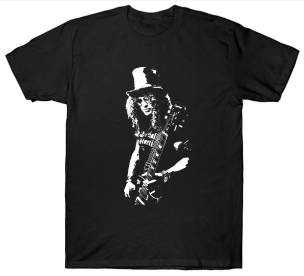 Slash Guitar T shirt,Rock Band T shirt