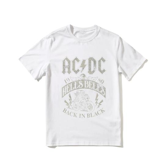 Acdc Hells Bells,Rock Band T shirt/