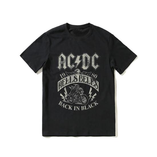 Acdc Hells Bells,Rock Band T shirt/