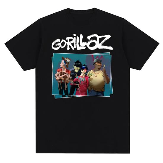 Gorillaz Punk Rock Band T shirts