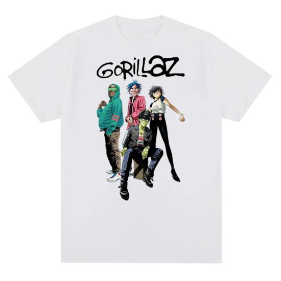 Gorillaz Punk Rock T shirt, Band T shirt/