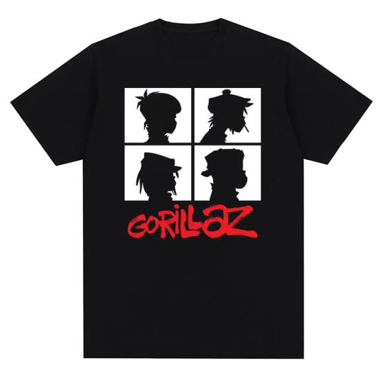 Gorillaz Punk Rock T shirt, Band T shirt