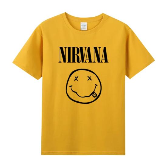 Kurt Cobain, Nirvana T shirt,Rock Band T shirt/