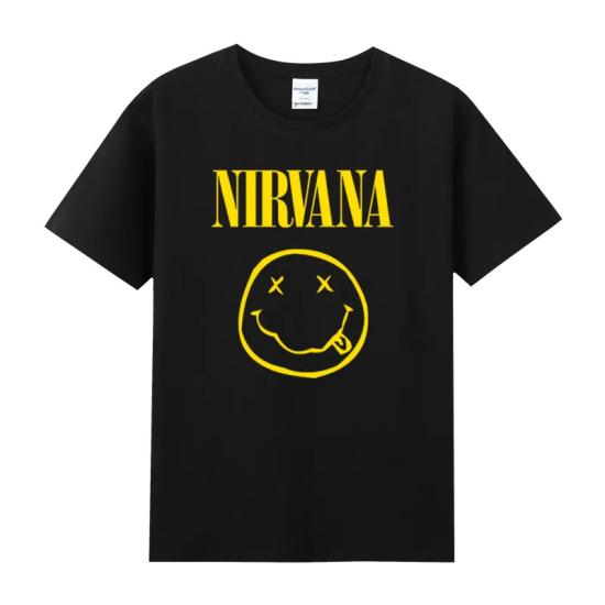 Kurt Cobain, Nirvana T shirt,Rock Band T shirt/