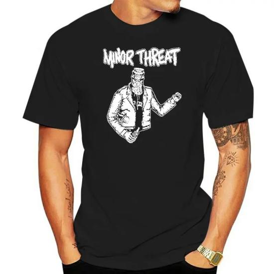 Minor Threat Bottle Man T-Shirt - Hardcore Punk T shirt