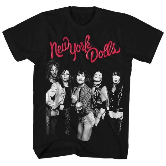 New York Dolls T shirt,American Hard Rock, Band T shirt/