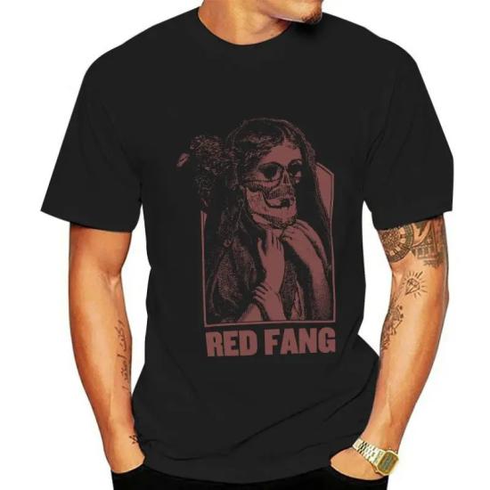 RED FANG Crow Lady Heavy Metal T shirt/