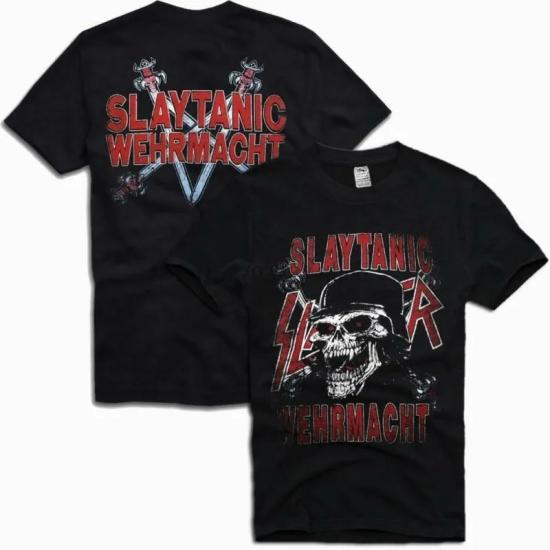 SLAYER SLAYTANIC WEHRMACHT VINTAGE METAL BAND T shirt