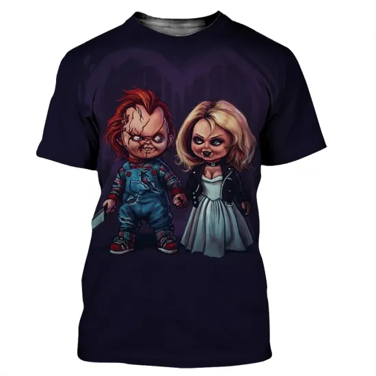 Chucky and Bride,Horor Movie Tshirt