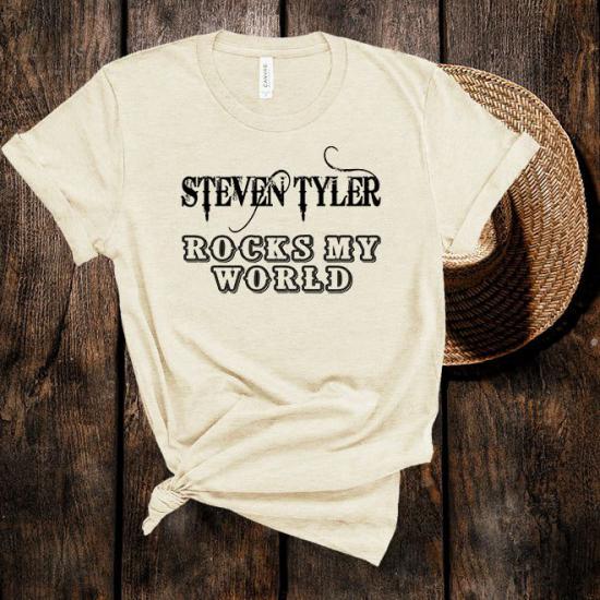 Aerosmith Tshirt,Steven Tyler,Rocks My World Shirt/
