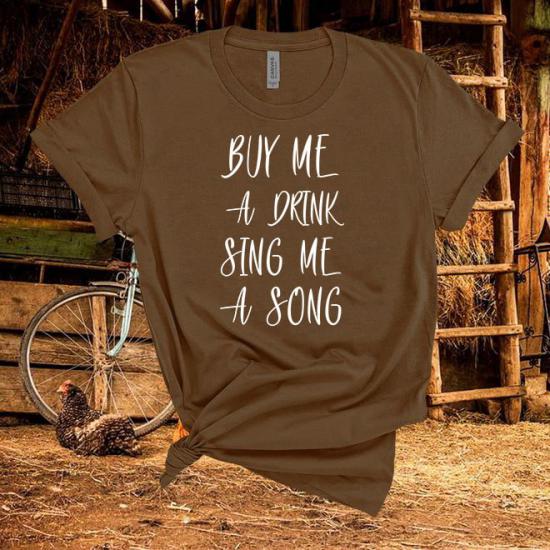 Tom Petty Tshirt,Buy me a drink, Sing Me A Song Tshirt/