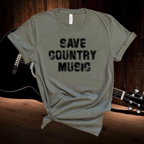 Save Country Music,Country Music Fan Tshirt/