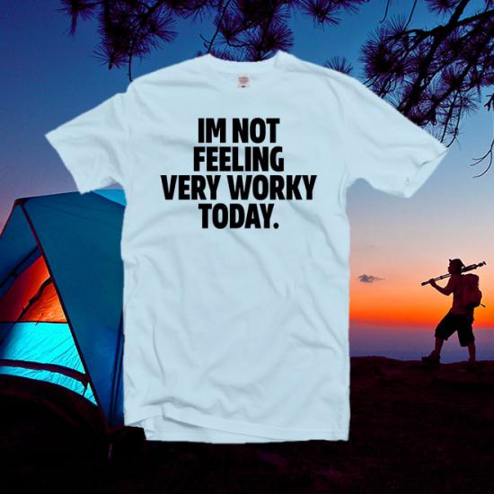 Im not feeling very worky today  t shirt,funny tee/