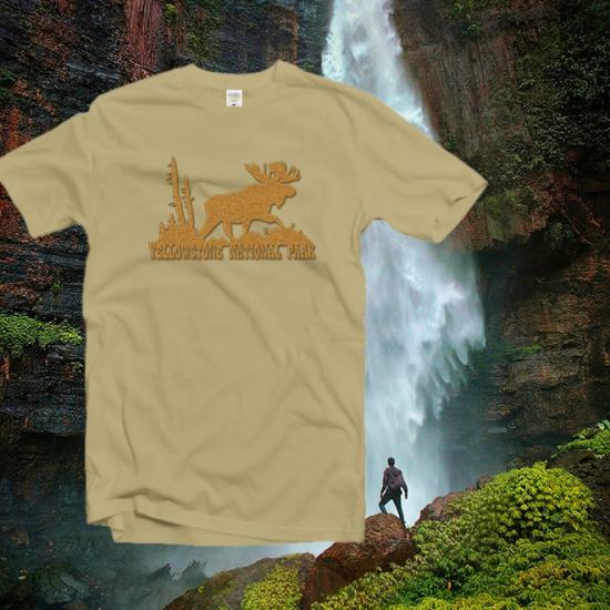 Yellowstone National Park T Shirt,Moose Tshirt/
