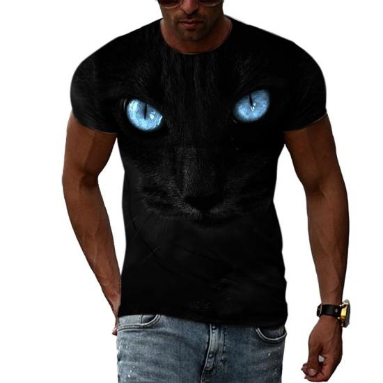 Cat at Night T shirt