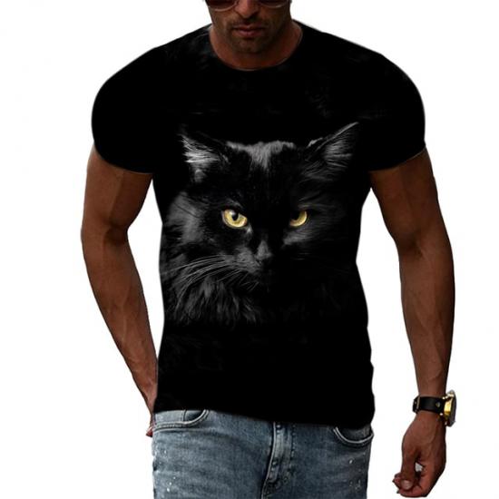 Cat Ready for Catch T shirt/