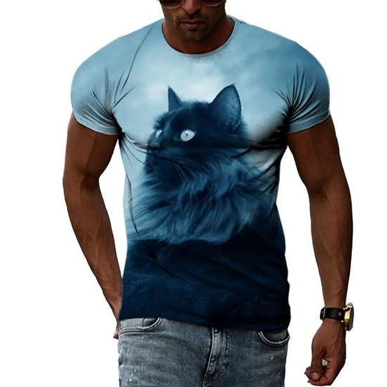 Gray Cat T shirt/