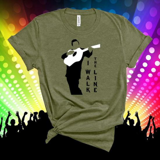 Johnny Cash Tshirt  , I Walk The Line Tshirt/
