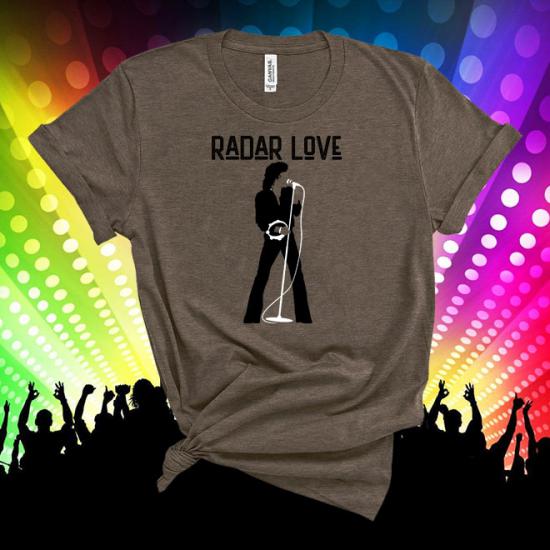 Gold Enearring , Radar Love Tshirt/