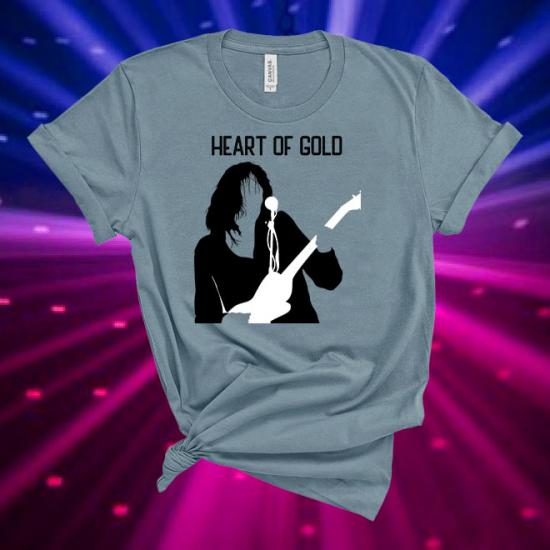 Neil Young Tshirt, Heart Of Gold Tshirt/