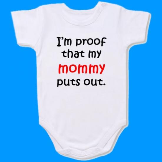I’m Proof Baby Bodysuit Slogan onesie