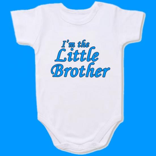 I’m the Little Brother Baby Bodysuit Slogan onesie