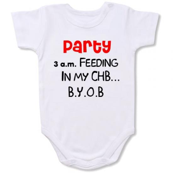 Party in My Chb  Bodysuit Baby Slogan onesie /