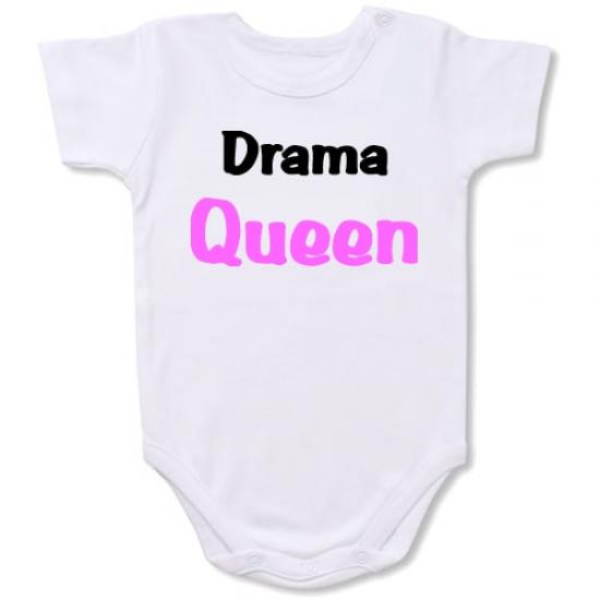 Drama Queen  Bodysuit Baby Slogan onesie
