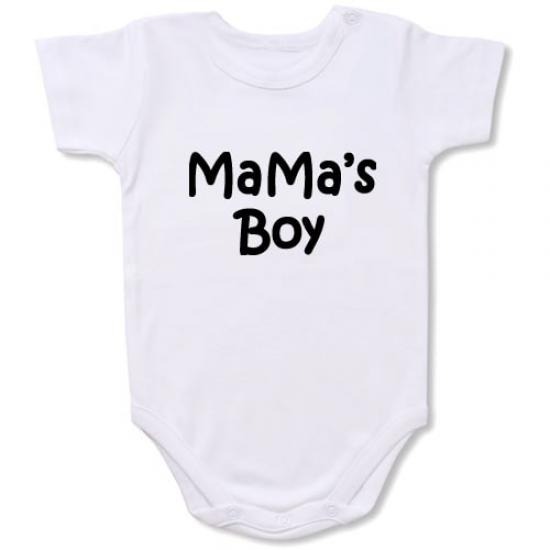 Mama’s Boy  Bodysuit Baby Slogan onesie