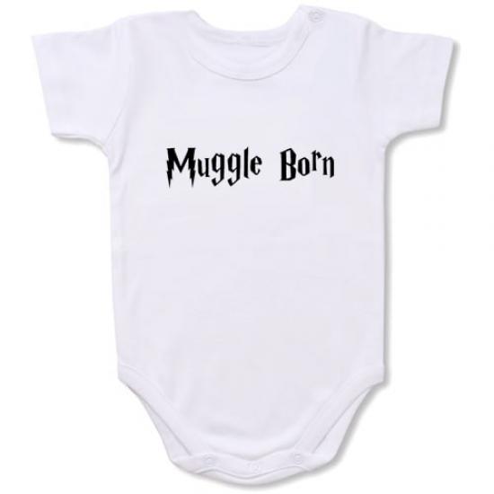 Muggle Born Bodysuit Baby Slogan onesie