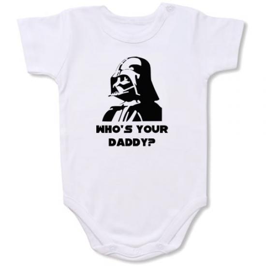 Star Wars Who’s Your Daddy Bodysuit Baby Slogan onesie