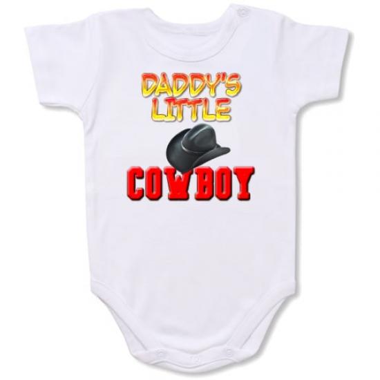Daddy’s Little Cowboy  Bodysuit Baby Slogan onesie