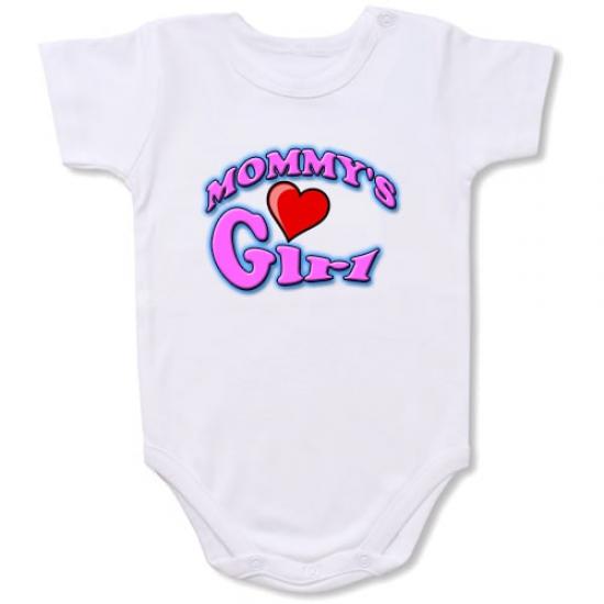 Mommy’s Girl Bodysuit Baby Slogan onesie /