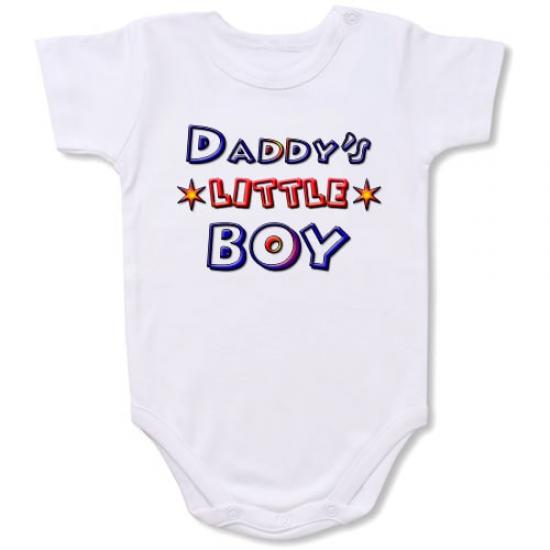 Daddy’s Boy  Bodysuit Baby Slogan onesie /