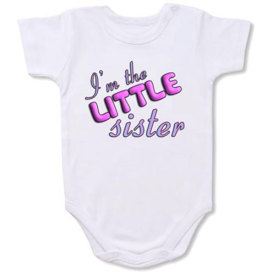 I’m Little Sister Bodysuit Baby Slogan onesie /
