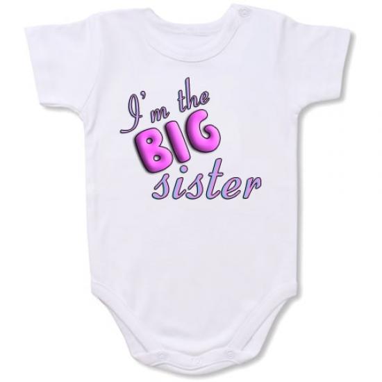 I’m Big Sister Bodysuit Baby Slogan onesie /