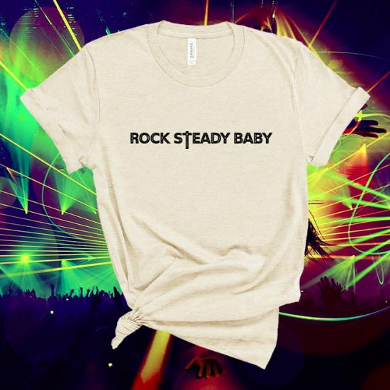 Aretha Franklin,Rock Steady Song Lyrics T shirt/