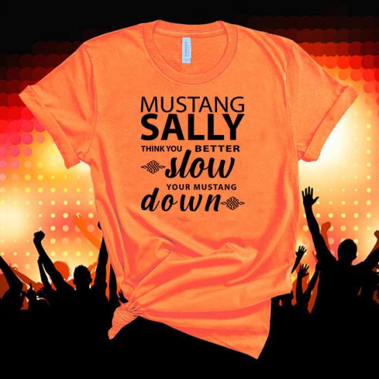 Wilson Pickett Mustang Sally Song Lyrics T shirt