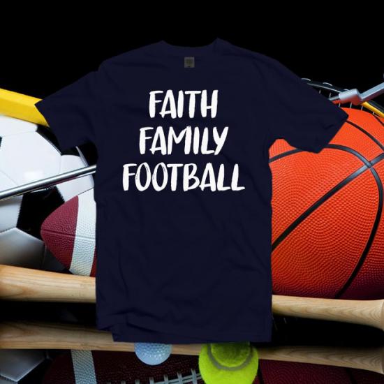 Faith Family Football Tshirt,Football,Football Shirts/