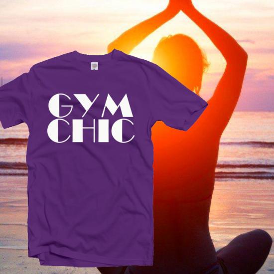 Gym Chic Tshirt,Gym Vibes, Gym Shirt,Exercise Shirt/