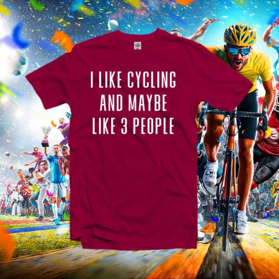 I like cycling shirt,teen gifts,graphic bicycle tshirt