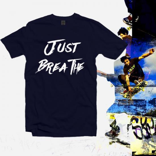Just Breathe Tshirt,Yoga Shirt,Relax T-Shirt