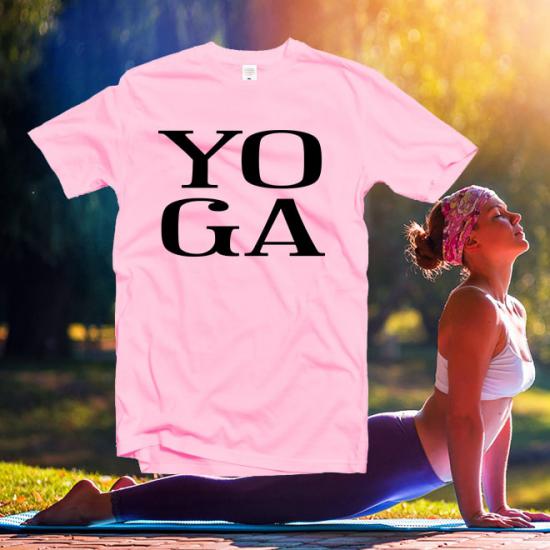 Yoga Shirt, Funny Gym t-Shirt,YOGA, Inhale Exhale Tee