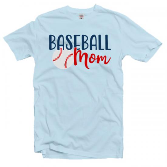 Baseball Mom with Baseball Tshirt