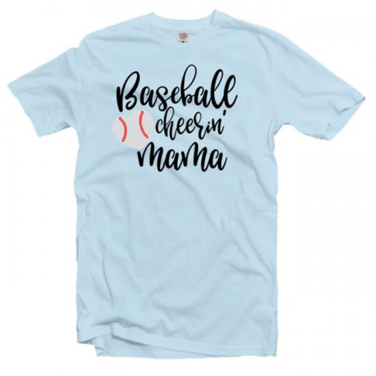 Baseball Cheerin Mama Tshirt/