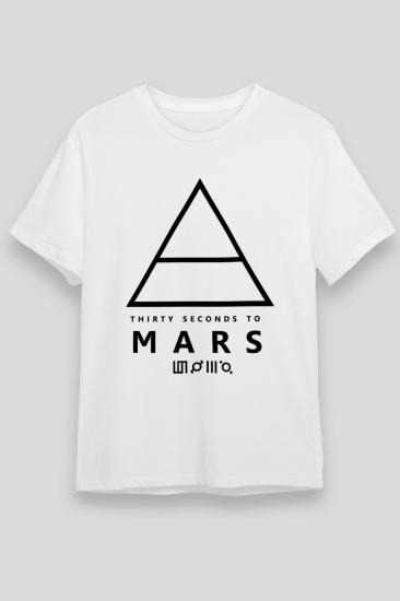 30 Seconds To Mars, Music Band ,Unisex Tshirt  22/