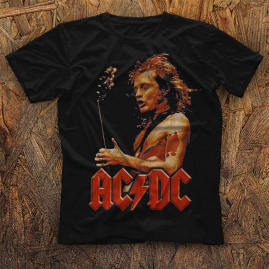 AC DC,Angus Young,Black Unisex T Shirt 003  /