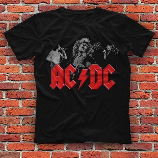 AC DC,Angus Young,Black Unisex T Shirt 004  /